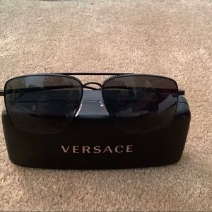 VERSACE Phantos 58mm Aviator Sunglasses